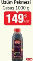 GESAŞ ÜZÜM PEKMEZİ 1000 G fiyat ve kampanya bilgisi